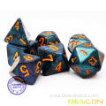 Bescon Starry Night Dice Set Series, 7pcs Polyhedral RPG Dice Set